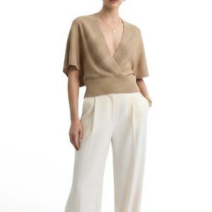 Bebe Gold speck Knit Top Excellent Condition